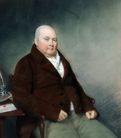 Robert Waring Darwin (litografía) de Ellen Sharples