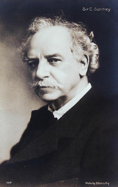 Sir Charles Santley, hacia 1920 (foto en blanco y negro) de Elliott and Fry Photography Studio