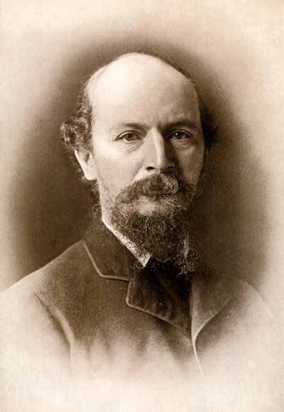 Algernon Charles Swinburne, poeta inglés de la era victoriana, 1909 de Elliott and Fry