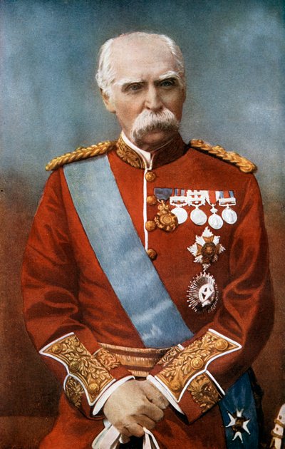 Mariscal de Campo Sir Donald Martin Stewart, soldado británico, c. 1900-1902 de Elliott and Fry