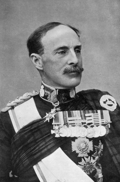 General Sir Ian Hamilton, soldado británico de Elliott and Fry