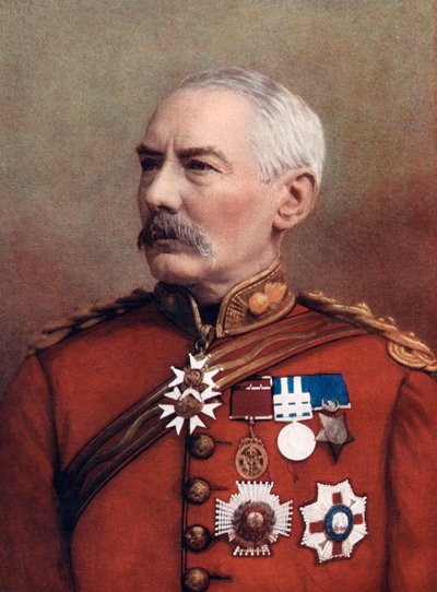 Teniente General Sir Charles William Wilson, soldado británico, 1902 de Elliott and Fry