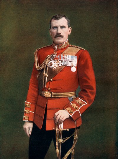Mayor-General Hector Archibald MacDonald, soldado británico, 1902 de Elliott and Fry