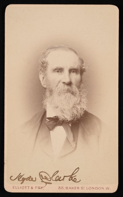 Retrato de Hyde Clarke 1815-1895 de Elliott and Fry