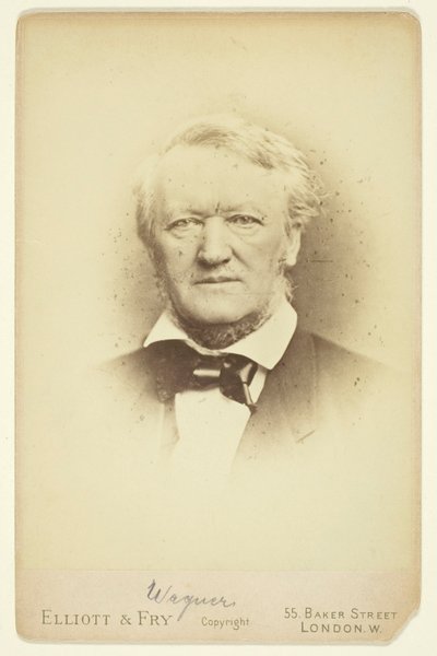 Retrato de Wagner de Elliott and Fry