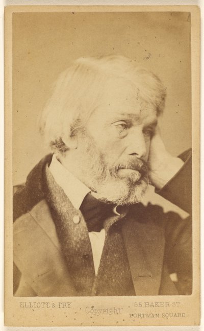 T[homas] Carlyle (1795 - 1881) de Elliott and Fry