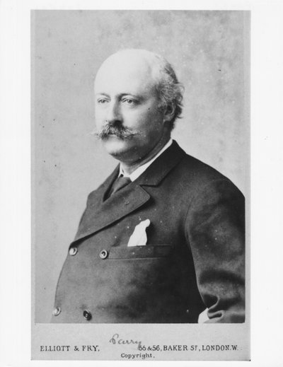 Retrato de Sir Hubert Parry (1848-1918) de Elliott und Fry Studio