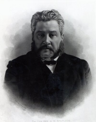 Reverendo Charles Haddon Spurgeon, después de una fotografía de Elliot und Fry de Elliott und Fry Studio