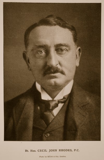 Rt Hon Cecil Rhodes, P.C. de Elliott und Fry Studio