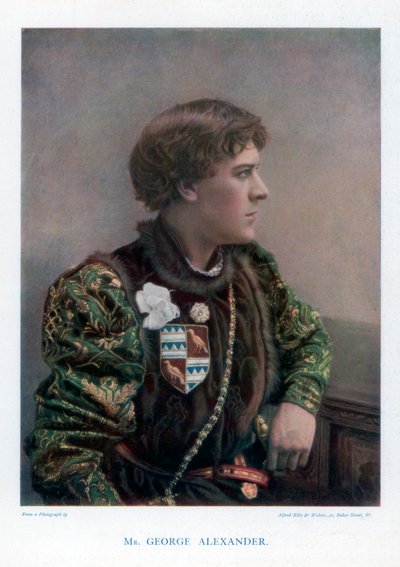 Sir George Alexander, actor y director de teatro inglés, 1901 de Ellis and Walery