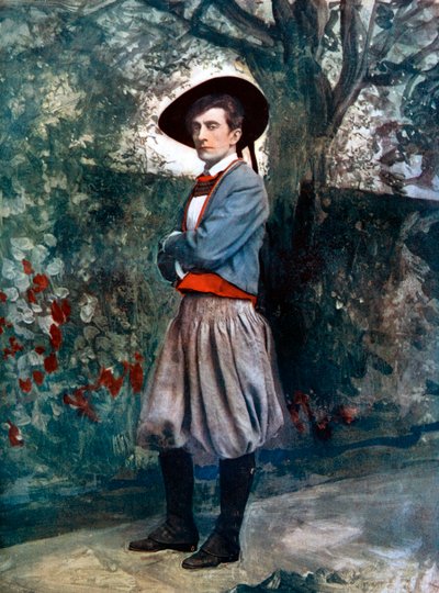 Sir Johnston Forbes-Robertson en El Sacramento de Judas, c1902 de Ellis and Walery