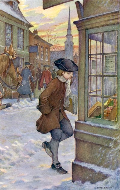 Me emplearon para llevar los papeles por las calles a los clientes de Elmer Boyd Smith