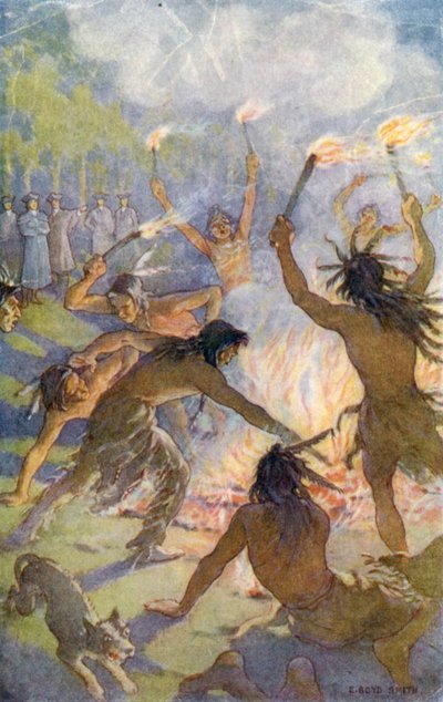 Por la noche, al oír un gran ruido entre ellos, los comisionados salieron a ver qué pasaba de Elmer Boyd Smith