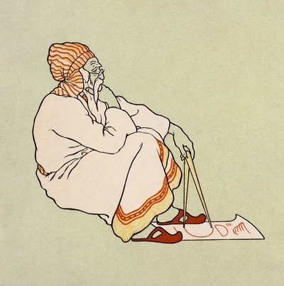 Arca de Noé: El diseñador (litografía en color) de Elmer Boyd Smith