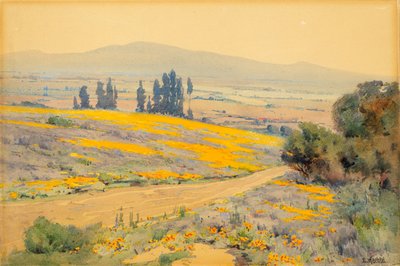 Paisaje de primavera en California, ca. 1920 de Elmer Wachtel