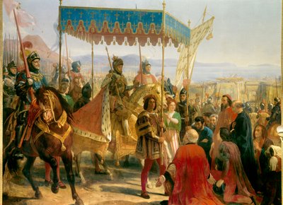 Entrada de Carlos VIII en Nápoles de Eloi Firmin Feron