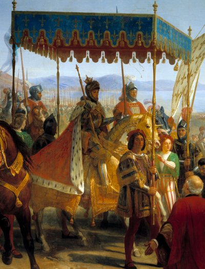 Entrada de Carlos VIII en Nápoles de Eloi Firmin Feron