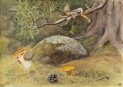 «El huevo del sol y las piñas» (1932) de Elsa Beskow