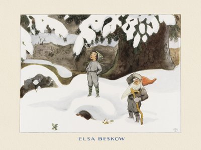 El huevo de sol de invierno de Elsa Beskow