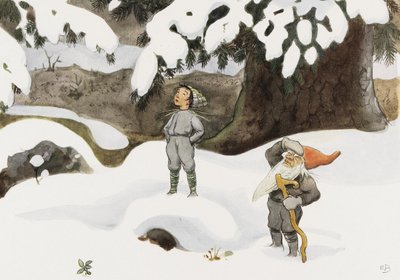 El huevo de sol de invierno de Elsa Beskow