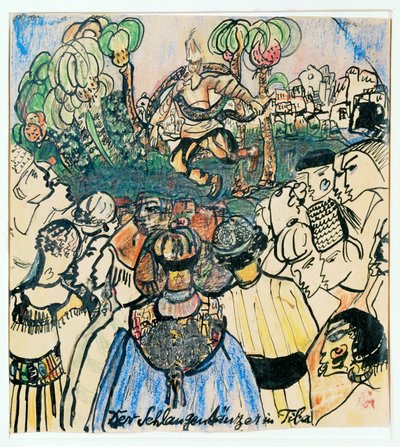 Der Schlangentaenzer in Tiba - El bailarín serpiente en Tiba ... de Else Lasker Schüler