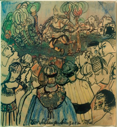 Bailarín de serpientes de Tiba de Else Lasker Schüler