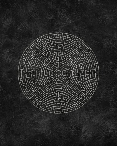 Laberinto circular intrincado de Ema Paraschiv