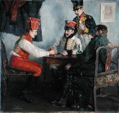En la mesa de cartas de Emanuel Bachrach Baree