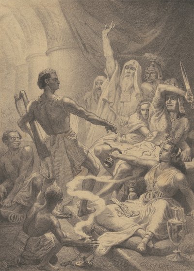 David Tocando ante Saúl de Emanuel Gottlieb Leutze