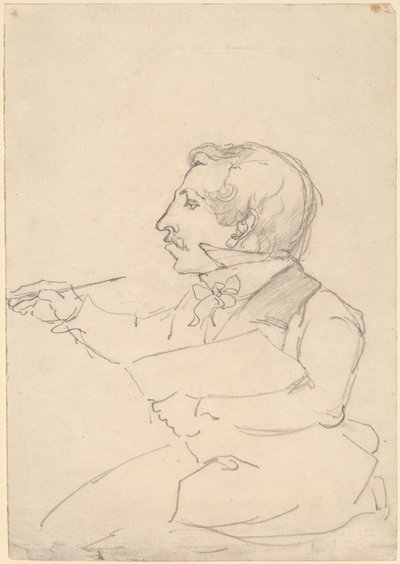 Eastman Johnson dibujando de Emanuel Gottlieb Leutze