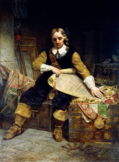 Oliver Cromwell, 1867 de Emanuel Gottlieb Leutze