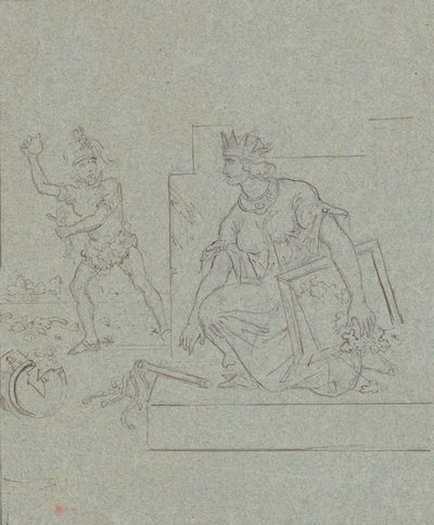 Caricatura Política sobre la Guerra Civil Americana, c.1860 de Emanuel Gottlieb Leutze