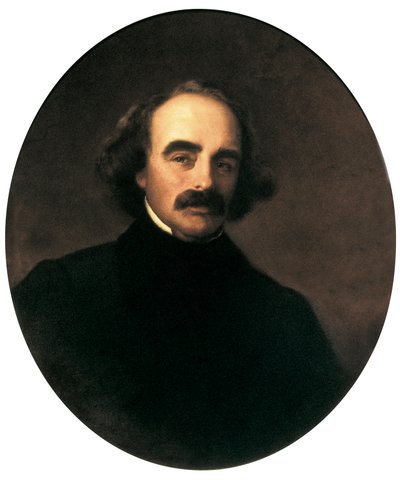 Retrato del escritor estadounidense Nathaniel Hawthorne (1804-1864) de Emanuel Gottlieb Leutze