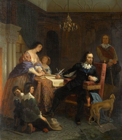 La proscripción de Strafford de Emanuel Gottlieb Leutze