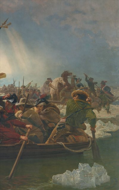 Washington cruzando el río Delaware, 25 de diciembre de 1776 de Emanuel Gottlieb Leutze