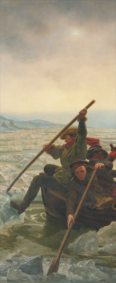 Washington cruzando el río Delaware, 25 de diciembre de 1776 de Emanuel Gottlieb Leutze
