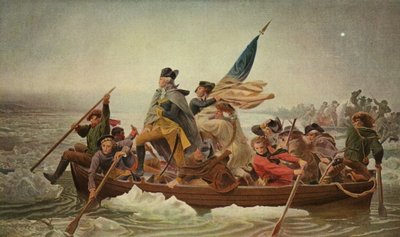 Washington cruzando el Delaware de Emanuel Gottlieb after Leutze