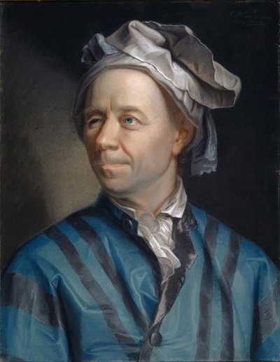 Retrato del matemático Leonhard Euler 1707-1783, 1753 de Emanuel Handmann