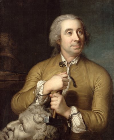 El Escultor Johann August Nahl el Viejo de Emanuel Handmann