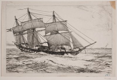Un bergantín de guerra de Emanuel Larsen