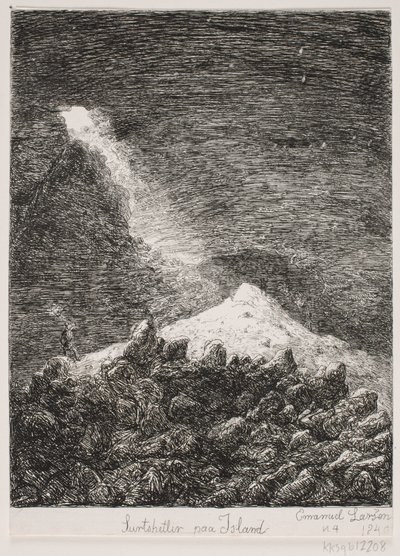 Surtshellir en Islandia de Emanuel Larsen