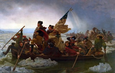 Washington cruzando el Delaware de Emanuel Leutze