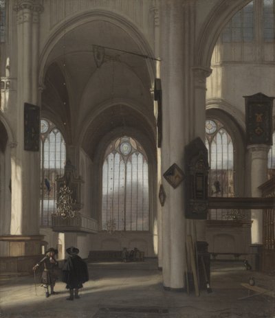 Interior de una iglesia de Emanuel de Witte