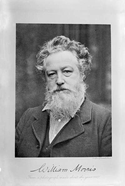 Retrato de William Morris, ca 1887 de Emery Walker