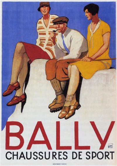 Zapatos deportivos Bally, 1928 de Emil Cardinaux