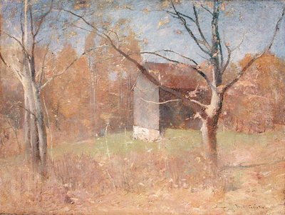 Detrás del estudio del artista de Emil Carlsen