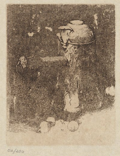 Naturaleza muerta con cobre y cebollas de Emil Carlsen