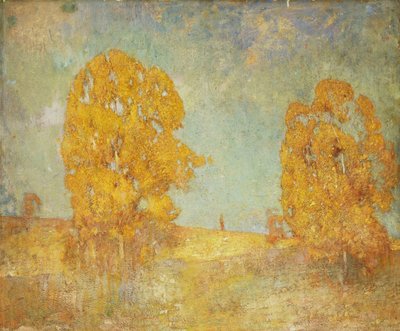 Paisaje Iluminado por el Sol de Emil Carlsen