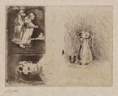 tres estudios de Emil Carlsen