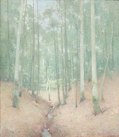 Interior del bosque, c.1910 de Emil Carlsen